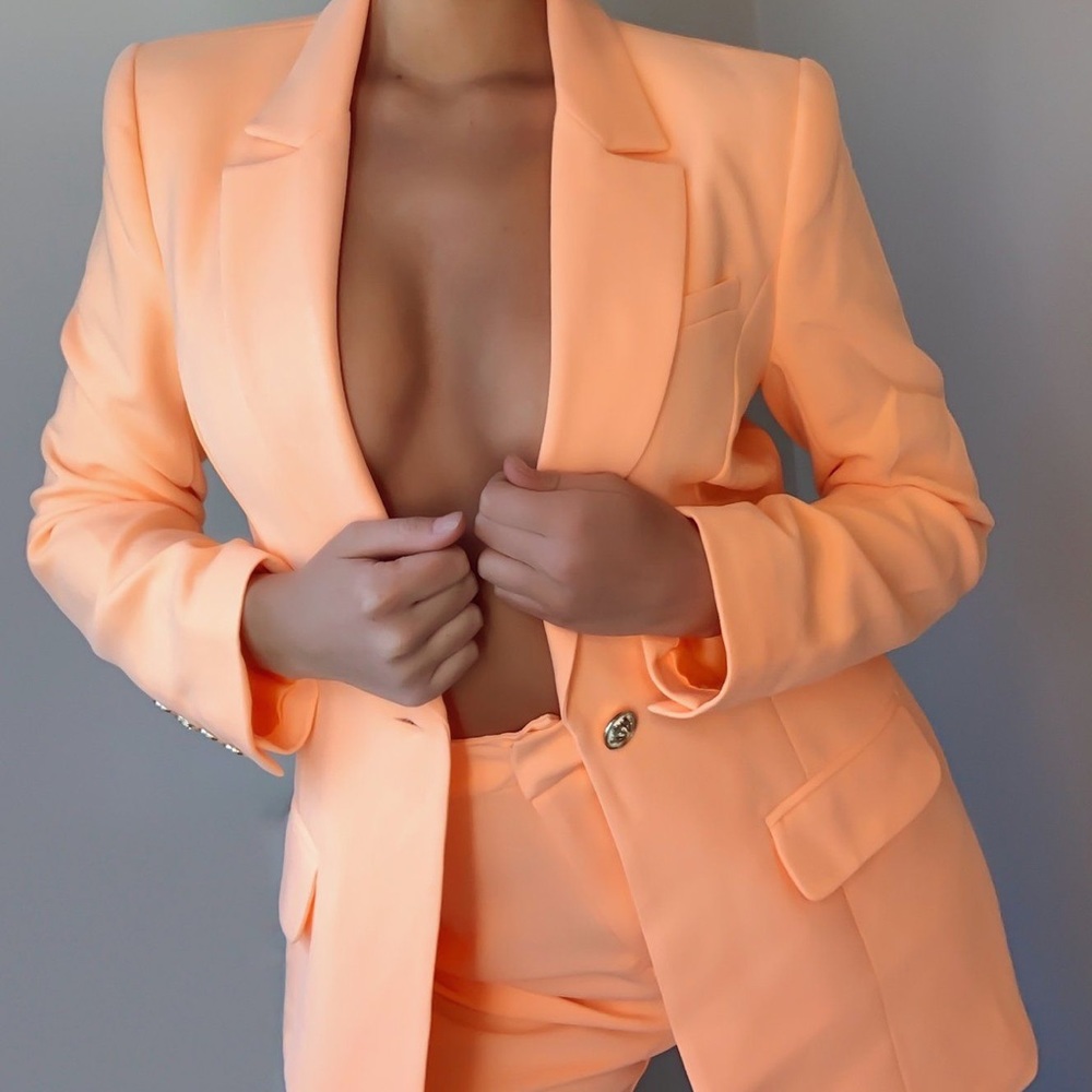 White fox Manhattan Blazer Peach/orange